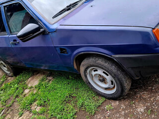 1998 Lada (ВАЗ) 21099, синий, 85000 рублей, вид 1