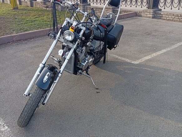 1998 Honda Steed 400, чёрный, 330000 рублей - вид 3