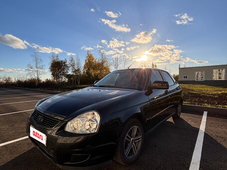 2011 Lada (ВАЗ) Priora I, чёрный, 350000 рублей, вид 1