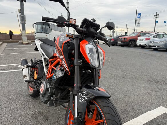 2017 KTM 390 Duke, оранжевый, 339000 рублей - вид 1