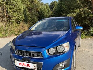 2012 Chevrolet Aveo II, синий, 390000 рублей, вид 4