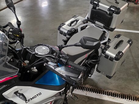2024 CFMoto 450MT Touring, голубой, 699000 рублей, вид 4