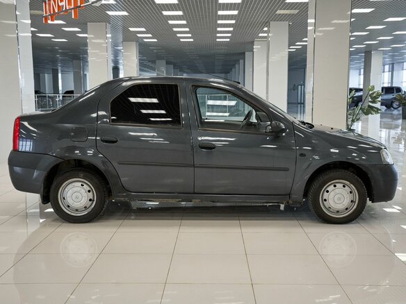 2008 Renault Logan I, серый, 212000 рублей - вид 4