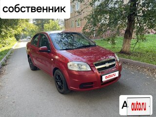 2009 Chevrolet Aveo I Рестайлинг, красный, 430000 рублей, вид 2