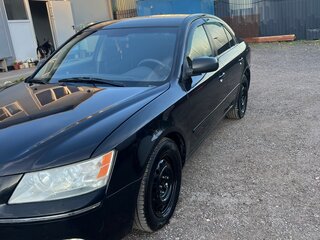 2009 Hyundai Sonata V (NF) Рестайлинг, чёрный, 390000 рублей, вид 1