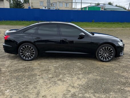 2021 Audi A6 45 TFSI V (C8), чёрный, 4790000 рублей, вид 3