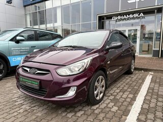 2012 Hyundai Solaris I, фиолетовый, 615000 рублей, вид 1