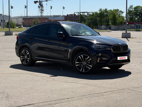 2016 BMW X6 30d II (F16), чёрный, 3800000 рублей