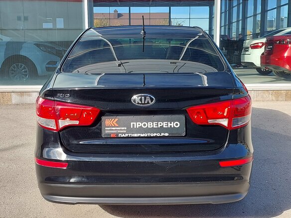 2016 Kia Rio III Рестайлинг, чёрный, 979000 рублей - вид 6