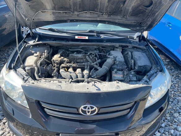 2008 Toyota Corolla AMT X (E140, E150), чёрный, 453000 рублей - вид 7