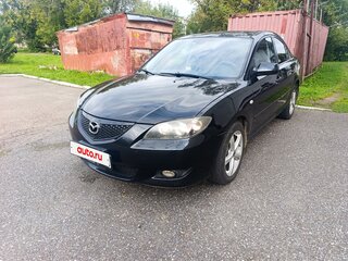 2007 Mazda 3 I (BK) Рестайлинг, чёрный, 600000 рублей, вид 1