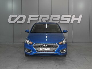2018 Hyundai Solaris II, синий, 1579000 рублей, вид 3
