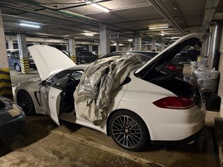 2013 Porsche Panamera Diesel I Рестайлинг, белый, 3200000 рублей, вид 3