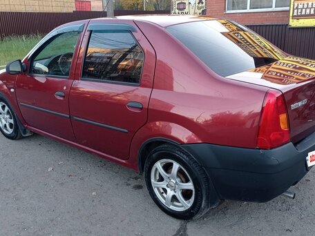 2009 Renault Logan I, пурпурный, 350000 рублей, вид 3