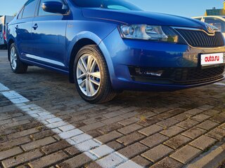 2018 Skoda Rapid I Рестайлинг, синий, 1700000 рублей, вид 3