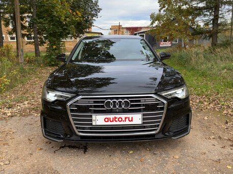 2019 Audi A6 40 TDI V (C8), чёрный, 3900000 рублей, вид 1