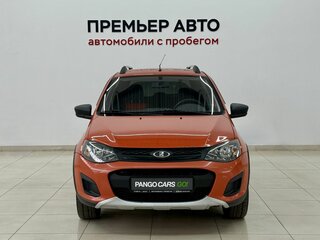 2016 Lada (ВАЗ) Kalina II, оранжевый, 515000 рублей, вид 2