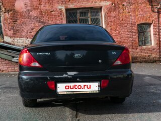 2009 Kia Spectra I Рестайлинг 2, чёрный, 345000 рублей, вид 5