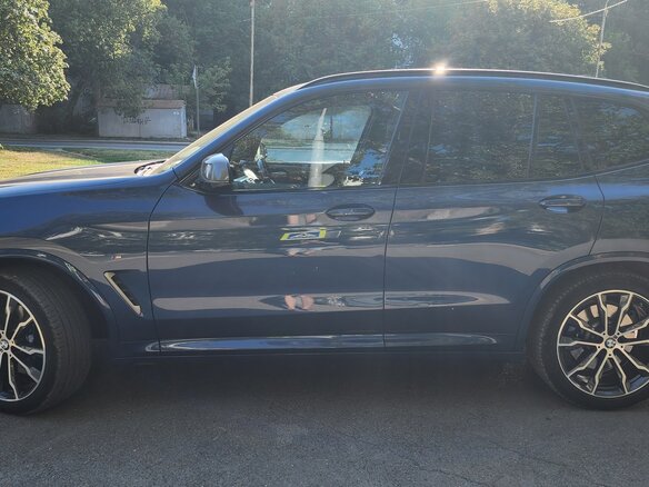 2019 BMW X3 M40d III (G01), синий, 5900000 рублей - вид 3