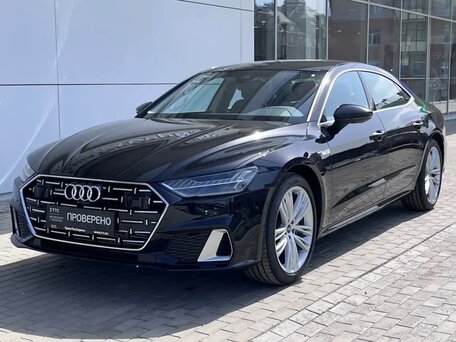 2026 Audi A7 L 45 TFSI II (4K), чёрный, 6430000 рублей, вид 3