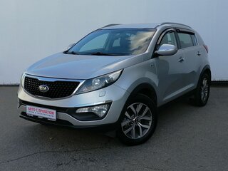 2014 Kia Sportage III Рестайлинг, серебристый, 1360000 рублей, вид 1