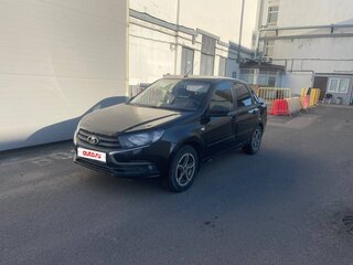 2018 Lada (ВАЗ) Granta I Рестайлинг, чёрный, 415000 рублей, вид 1