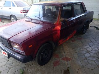 2006 Lada (ВАЗ) 2107, красный, 85000 рублей, вид 4