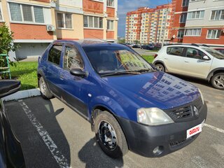2007 Renault Logan I, синий, 168000 рублей, вид 1