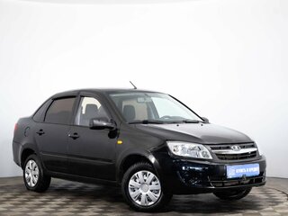 2013 Lada (ВАЗ) Granta I, чёрный, 199000 рублей, вид 1