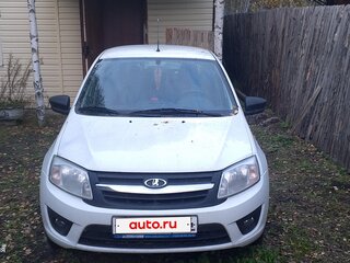 2014 Lada (ВАЗ) Granta I, белый, 550000 рублей, вид 2