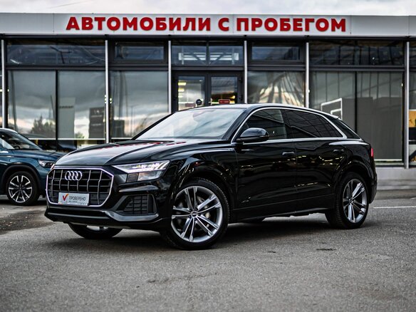 2022 Audi Q8 45 TDI I (4M), чёрный, 6750000 рублей