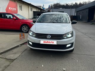 2019 Volkswagen Polo V Рестайлинг, белый, 890000 рублей, вид 2