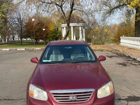 2007 Kia Cerato I Рестайлинг, пурпурный, 250000 рублей - вид 1