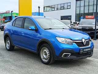 2021 Renault Logan Stepway II Рестайлинг, синий, 875000 рублей, вид 3