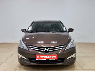 2016 Hyundai Solaris I Рестайлинг, коричневый, 995000 рублей, вид 2