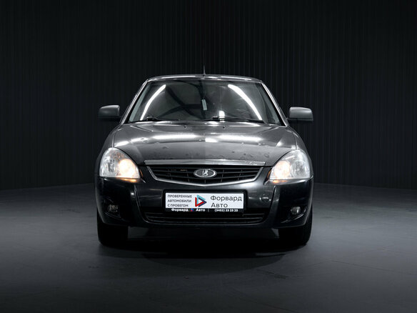 2012 Lada (ВАЗ) Priora I, чёрный - вид 1