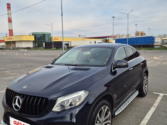 2018 Mercedes-Benz GLE Coupe 350 d I (C292), синий, 4500000 рублей - вид 3