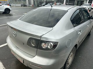 2008 Mazda 3 I (BK) Рестайлинг, серебристый, 580000 рублей, вид 4