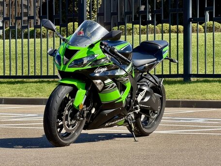 2013 Kawasaki ZX-6R Ninja, зелёный, 530000 рублей, вид 1