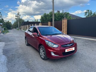 2012 Hyundai Solaris I, красный, 520000 рублей, вид 3