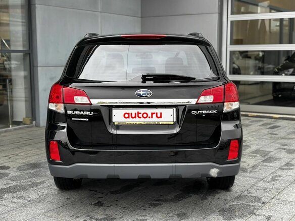 2012 Subaru Outback IV Рестайлинг, чёрный, 1360000 рублей - вид 4