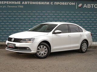 2015 Volkswagen Jetta VI Рестайлинг, белый, 1049000 рублей, вид 1