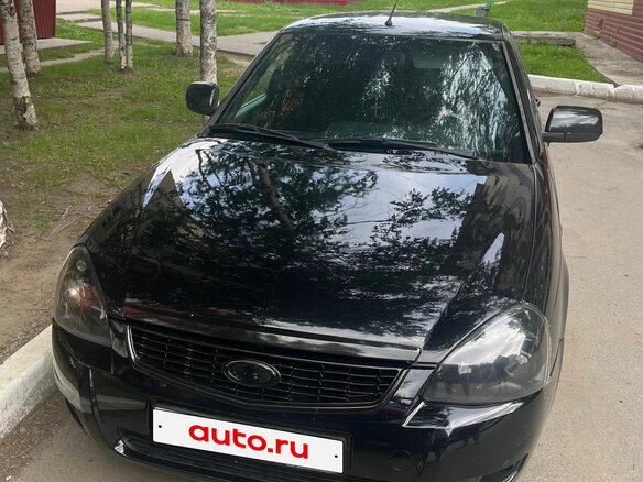 2014 Lada (ВАЗ) Priora I Рестайлинг, синий, 480000 рублей - вид 1