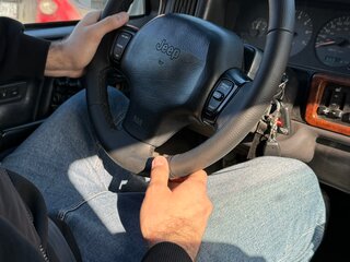 1996 Jeep Grand Cherokee I (ZJ) Рестайлинг, серый, 315000 рублей, вид 3