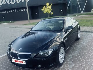 2007 BMW 6 серии 630i II (E63/E64), чёрный, 1460000 рублей, вид 1