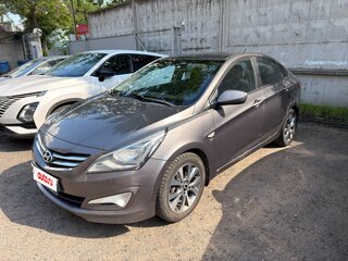 2014 Hyundai Solaris I Рестайлинг, серый, 950000 рублей, вид 1