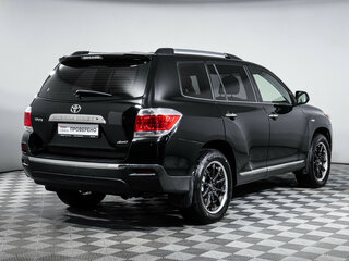 2013 Toyota Highlander II (XU40) Рестайлинг, чёрный, 1950000 рублей, вид 5
