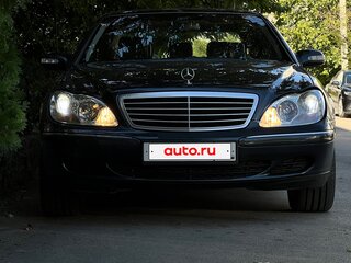 2003 Mercedes-Benz S-Класс 350 IV (W220) Рестайлинг, синий, 900000 рублей, вид 1