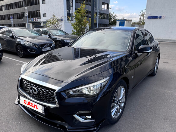 2017 Infiniti Q50 I Рестайлинг, чёрный, 1900000 рублей