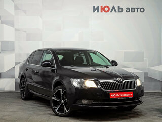 2013 Skoda Superb II Рестайлинг, чёрный, 1439000 рублей, вид 3